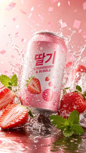 气泡饮料广告 模板封面